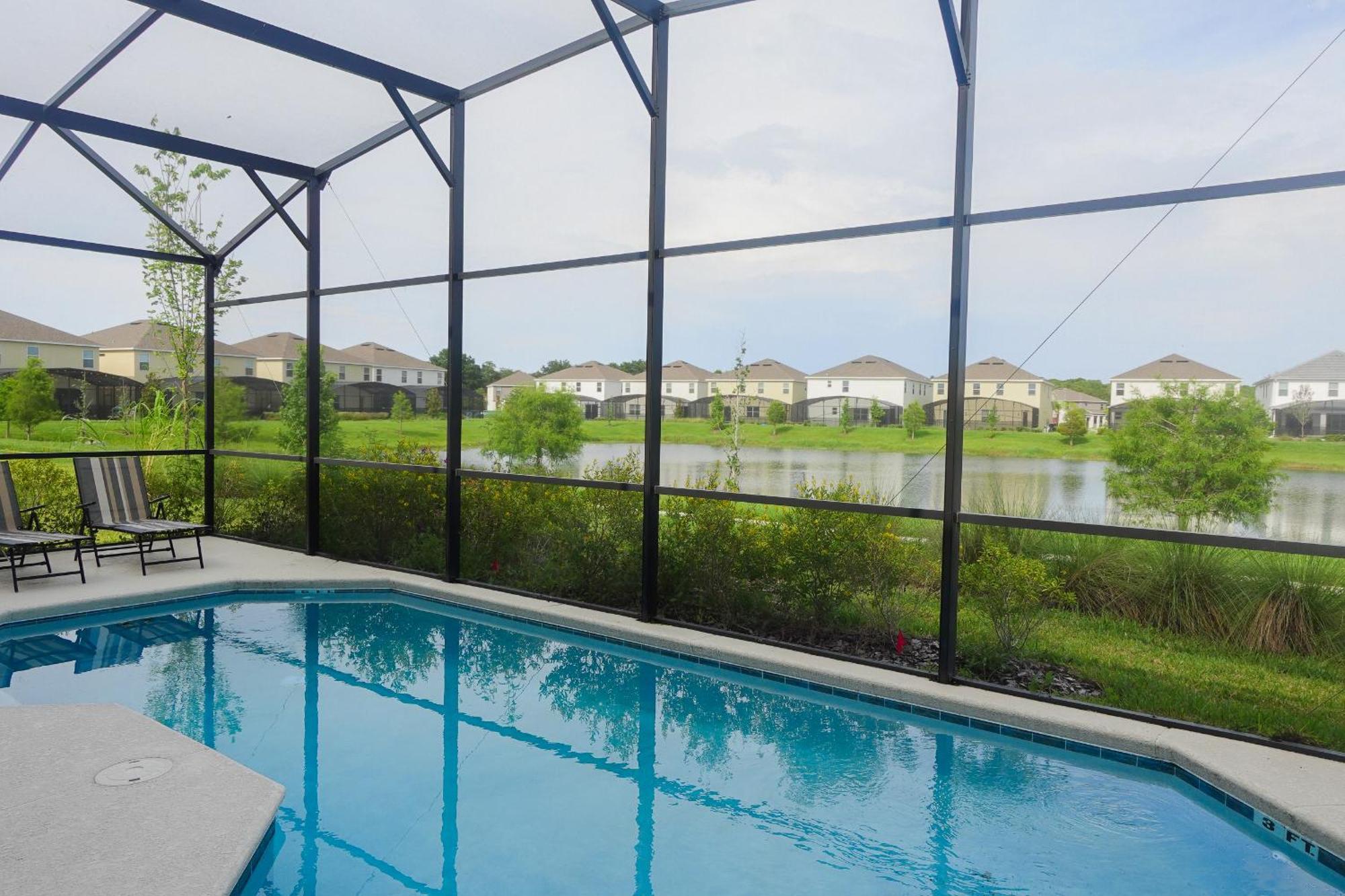 Waterfront Brand New Modern Luxury 8 Bedroom Pool House! Sleeps 16 Kissimmee Εξωτερικό φωτογραφία